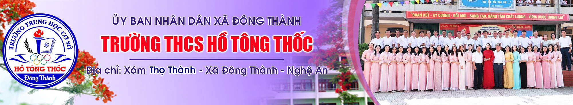 Trường THCS Hồ Tông Thốc - Xã Đông Thành - Nghệ An